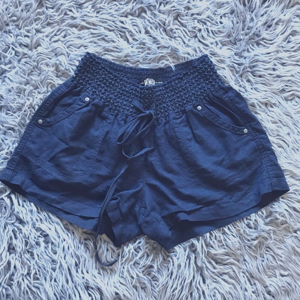 🔶5 for $25🔶 Navy Blue Stretch Waist Shorts